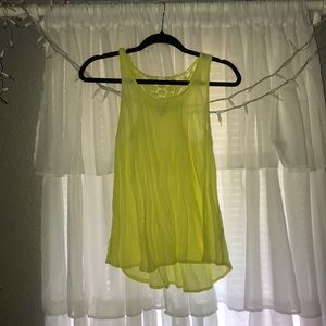 Charming Charlie yellow tank